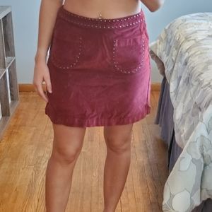 Dark Red skirt